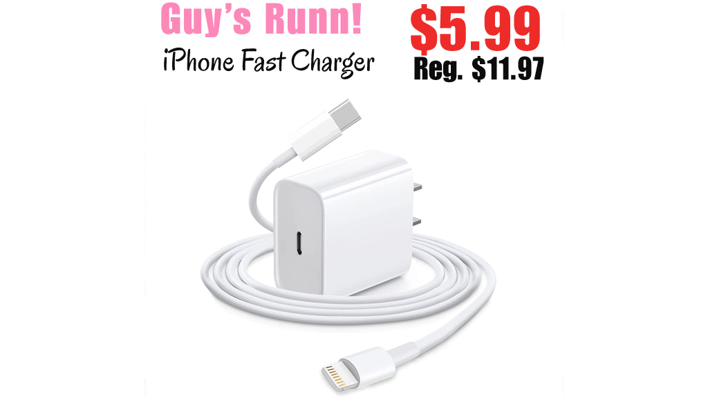 iPhone Fast Charger Only $5.99 Shipped on Amazon (Regularly $11.97)