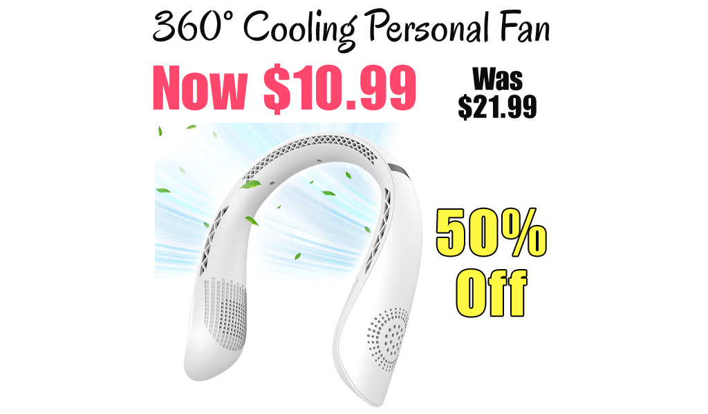 360° Cooling Personal Fan Only $10.99 Shipped on Amazon (Regularly $21.99)