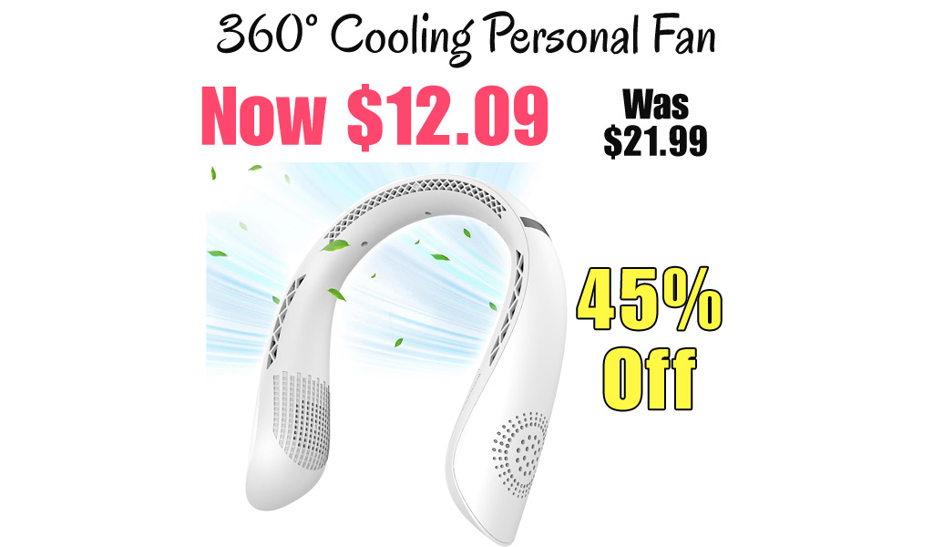 360° Cooling Personal Fan Only $12.09 Shipped on Amazon (Regularly $21.99)