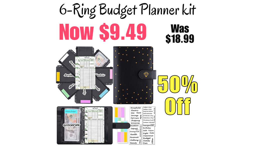 6-Ring Budget Planner kit Only $9.49 Shipped on Amazon (Regularly $18.99)