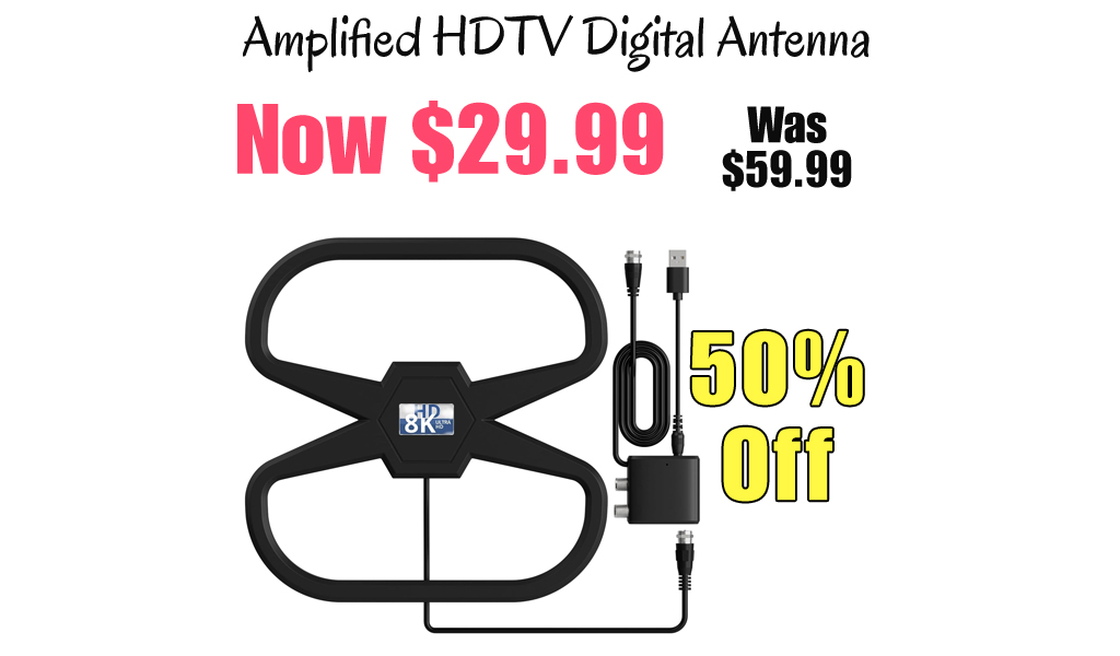 Amplified HDTV Digital Antenna Only $29.99 Shipped on Amazon (Regularly $59.99)