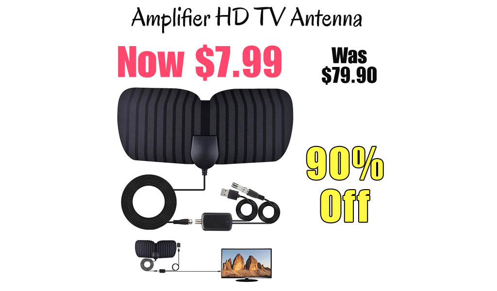 Amplifier HD TV Antenna Only $7.99 Shipped on Amazon (Regularly $79.90)
