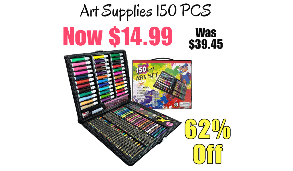 Art Supplies 150 PCS Only $14.99 Shipped on Amazon (Regularly $39.45)