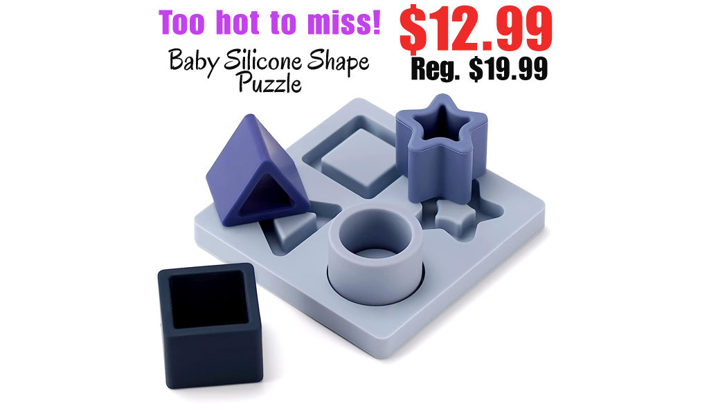 Baby Silicone Shape Puzzle Only $12.99 Shipped on Amazon (Regularly $19.99)