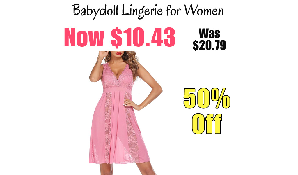 Babydoll Lingerie for Women Only $10.43 Shipped on Amazon (Regularly $20.79)