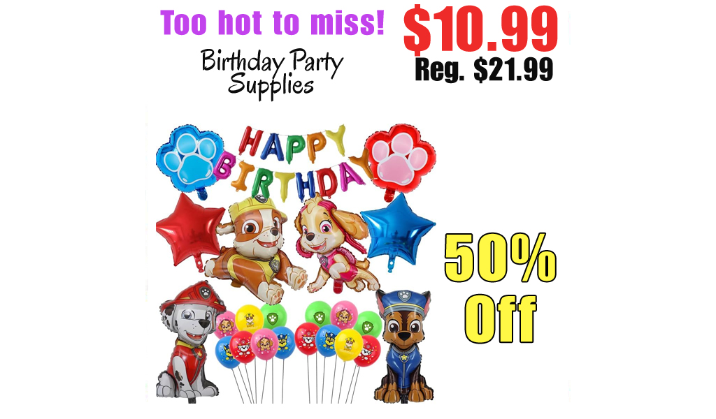 Birthday Party Supplies Only $10.99 Shipped on Amazon (Regularly $21.99)