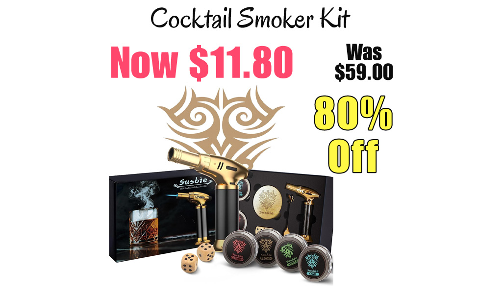 Cocktail Smoker Kit Only $11.80 Shipped on Amazon (Regularly $59.00)