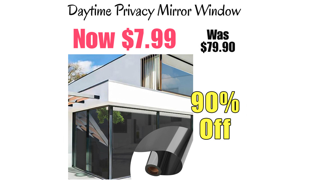 Daytime Privacy Mirror Window Only $7.99 Shipped on Amazon (Regularly $79.90)