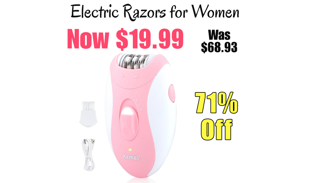 Electric Razors for Women Only $19.99 Shipped on Amazon (Regularly $68.93)