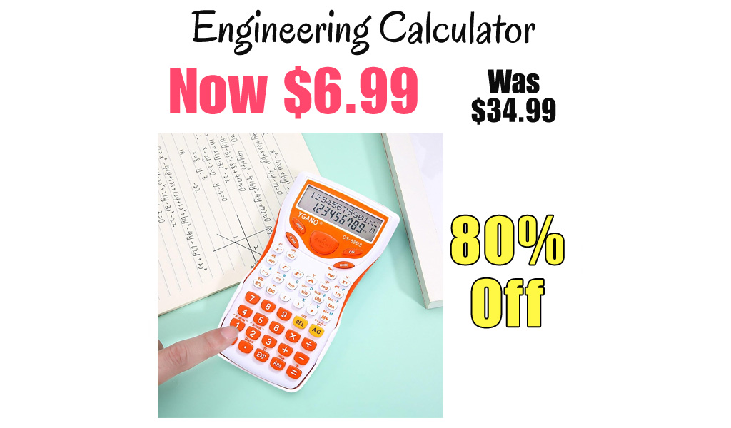 Engineering Calculator Only $6.99 Shipped on Amazon (Regularly $34.99)