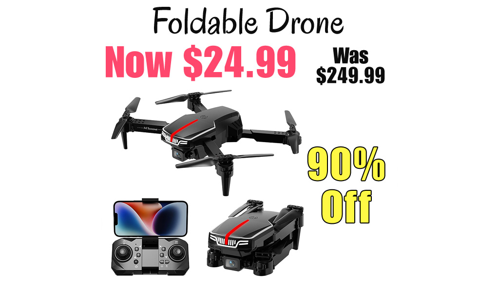 Foldable Drone Only $24.99 Shipped on Amazon (Regularly $249.99)
