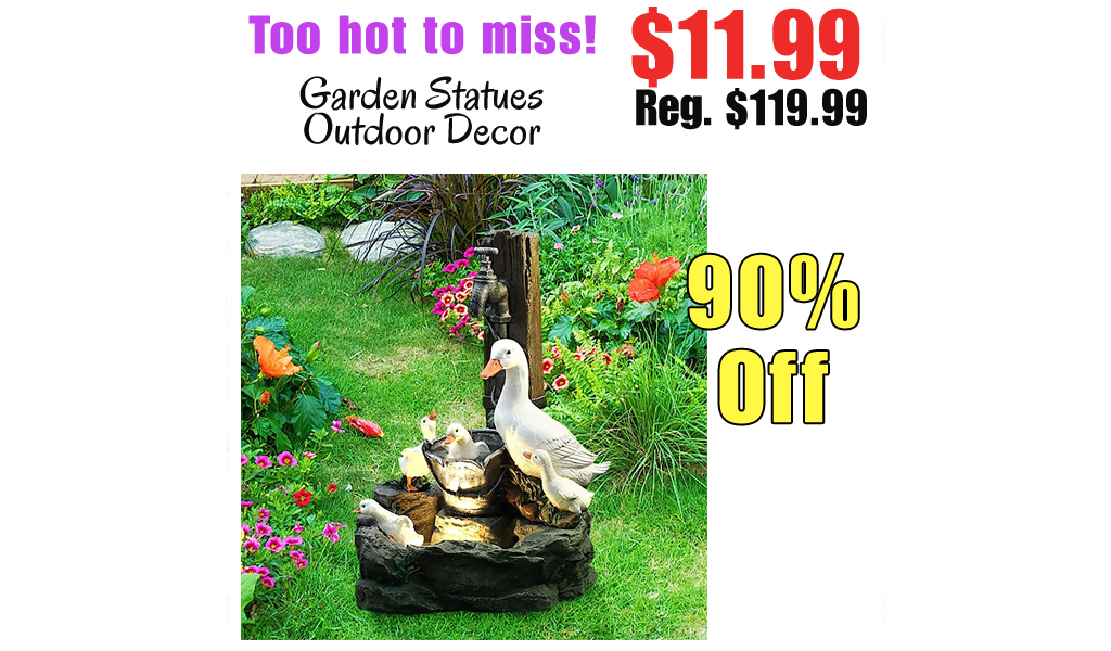Garden Statues Outdoor Decor Only $11.99 Shipped on Amazon (Regularly $119.99)