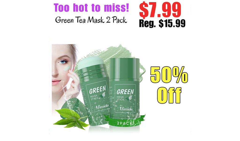 Green Tea Mask 2 Pack Only $7.99 Shipped on Amazon (Regularly $15.99)