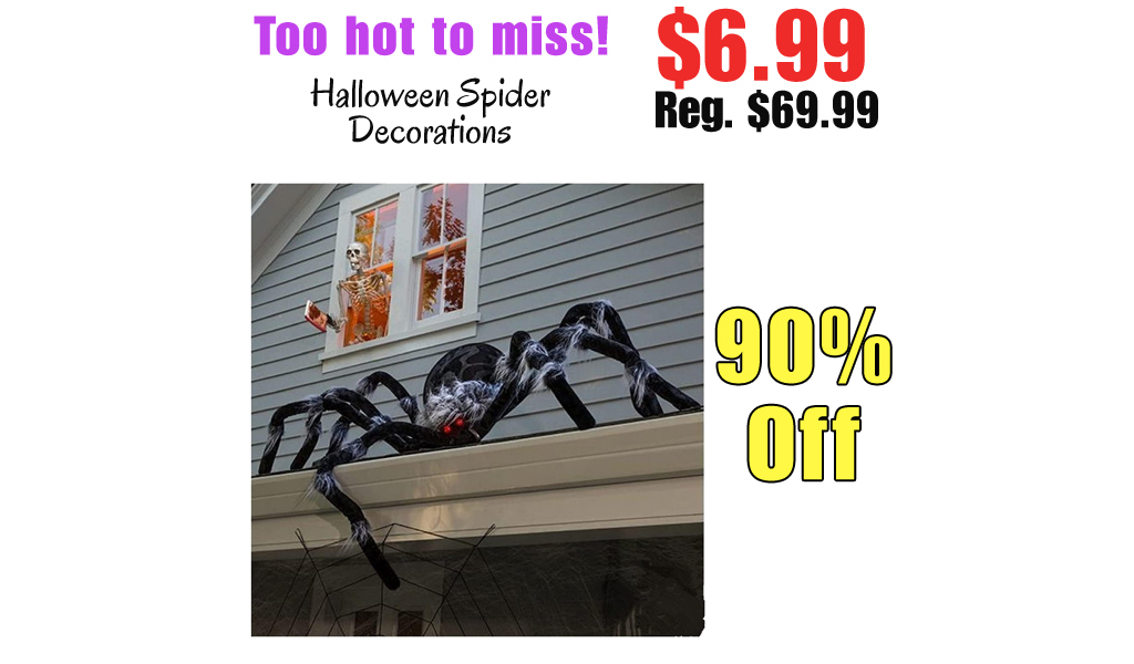 Halloween Spider Decorations Only $6.99 Shipped on Amazon (Regularly $69.99)