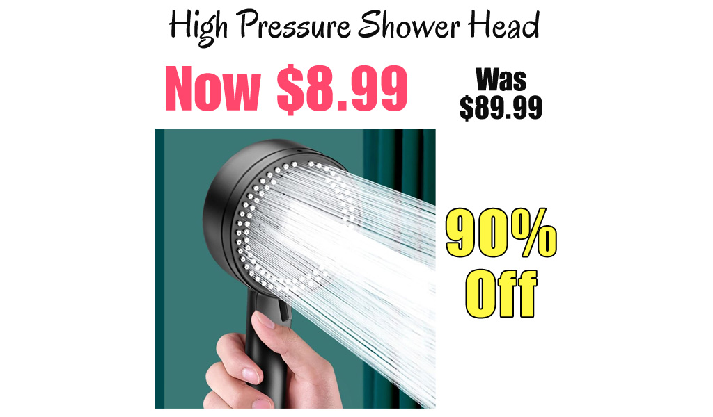 High Pressure Shower Head Only $8.99 Shipped on Amazon (Regularly $89.99)