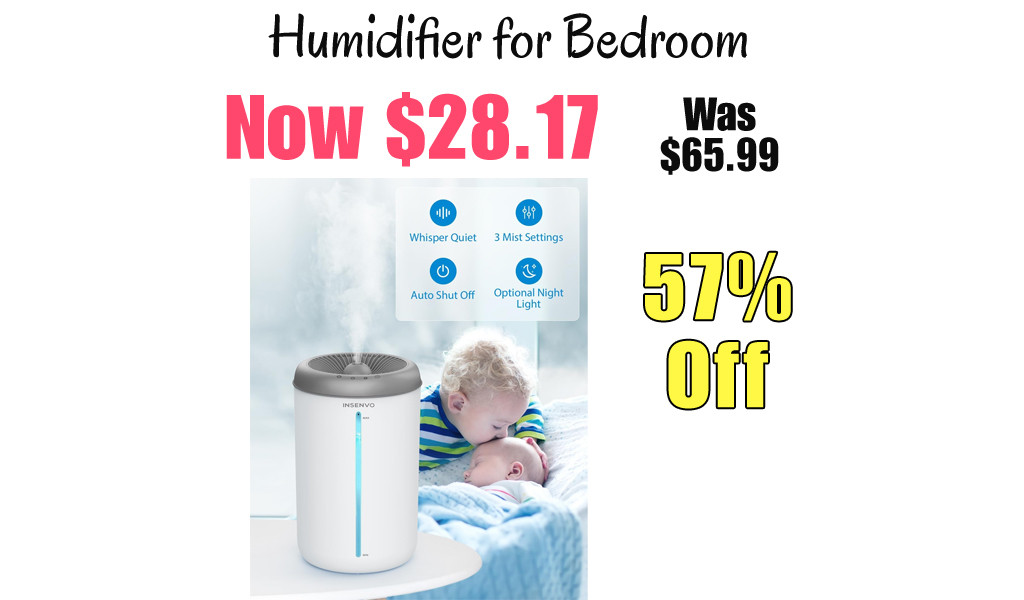 Humidifier for Bedroom Only $28.17 Shipped on Amazon (Regularly $65.99)