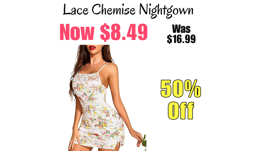 Lace Chemise Nightgown Only $8.49 Shipped on Amazon (Regularly $16.99)