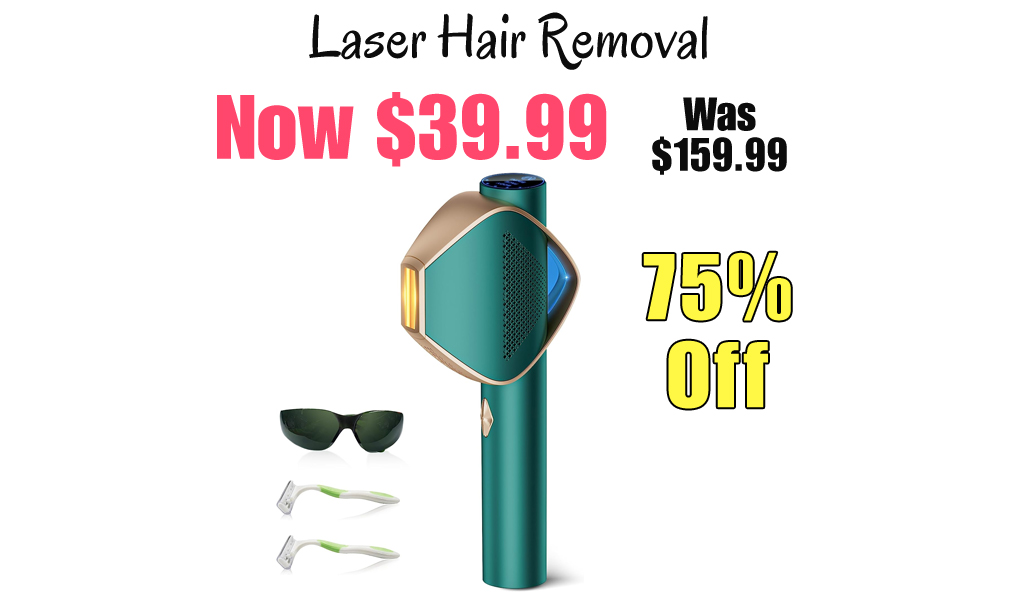 Laser Hair Removal Only $39.99 Shipped on Amazon (Regularly $159.99)