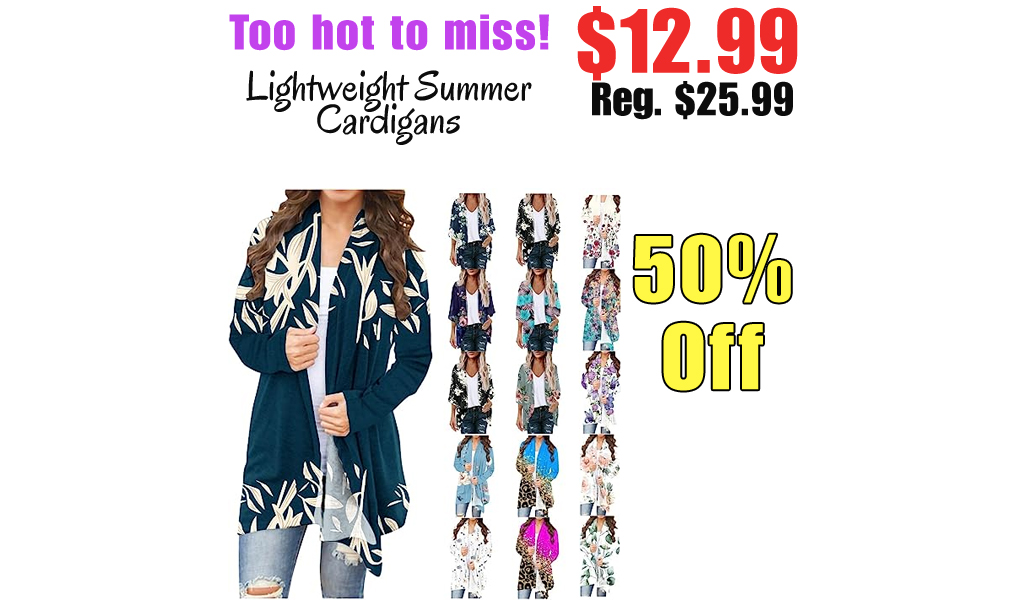 Lightweight Summer Cardigans Only $12.99 Shipped on Amazon (Regularly $25.99)