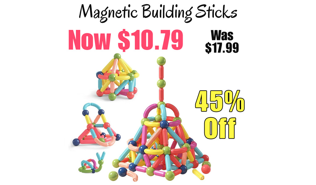 Magnetic Building Sticks Only $10.79 Shipped on Amazon (Regularly $17.99)