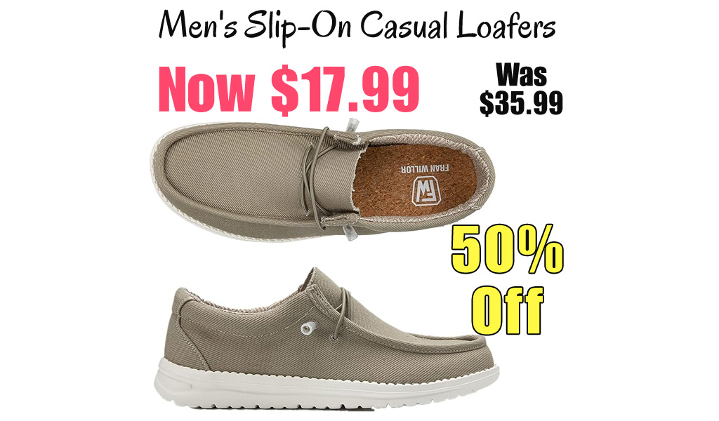 Men's Slip-On Casual Loafers Only $17.99 Shipped on Amazon (Regularly $35.99)