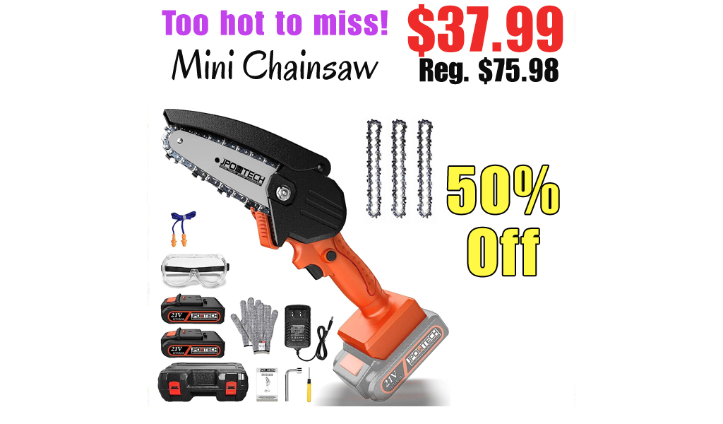 Mini Chainsaw Only $37.99 Shipped on Amazon (Regularly $75.98)