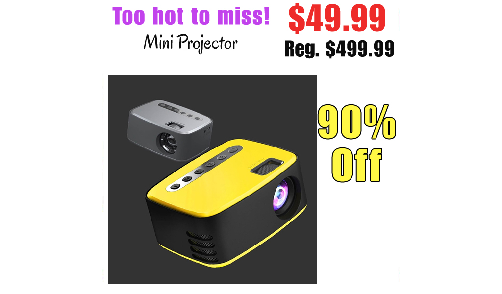 Mini Projector Only $49.99 Shipped on Amazon (Regularly $499.99)