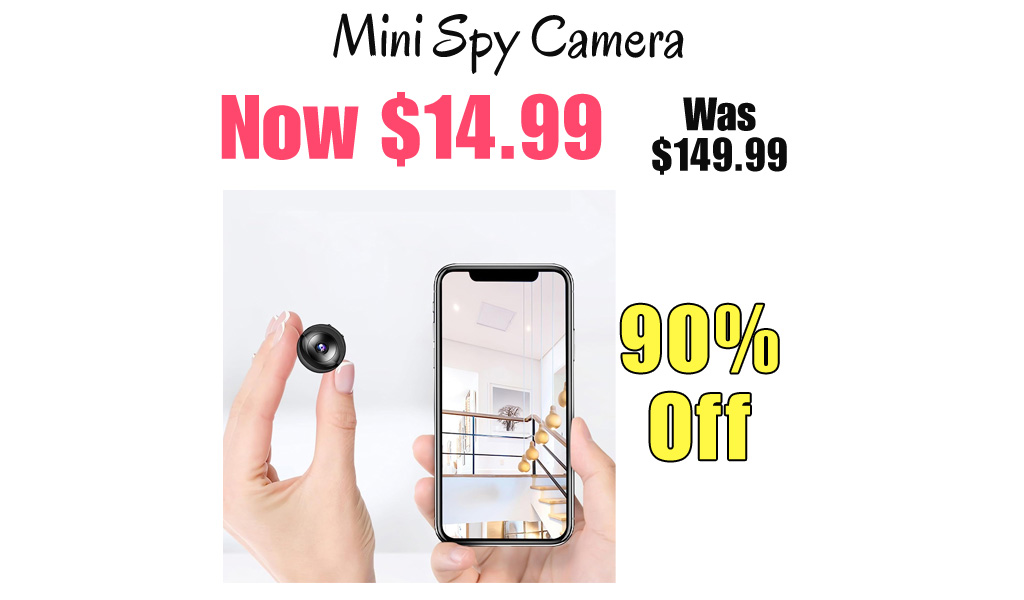 Mini Spy Camera Only $14.99 Shipped on Amazon (Regularly $149.99)