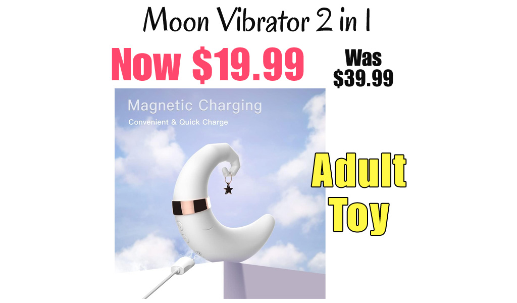 Moon Vibrator 2 in 1 Only $19.99 Shipped on Amazon (Regularly $39.99)