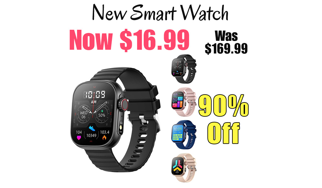 New Smart Watch Only $16.99 Shipped on Amazon (Regularly $169.99)