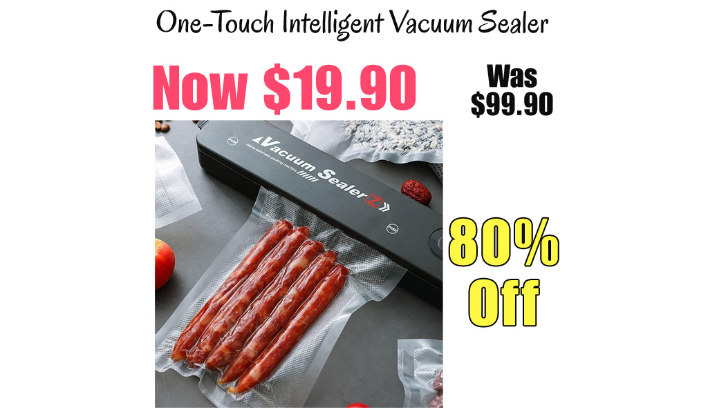 One-Touch Intelligent Vacuum Sealer Only $19.90 Shipped on Amazon (Regularly $99.90)
