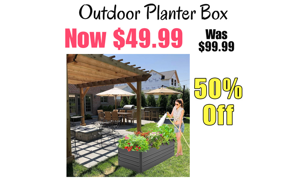 Outdoor Planter Box Only $49.99 Shipped on Amazon (Regularly $99.99)