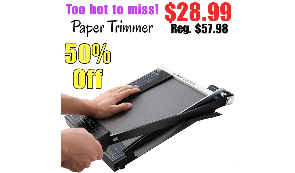 Paper Trimmer Only $28.99 Shipped on Amazon (Regularly $57.98)
