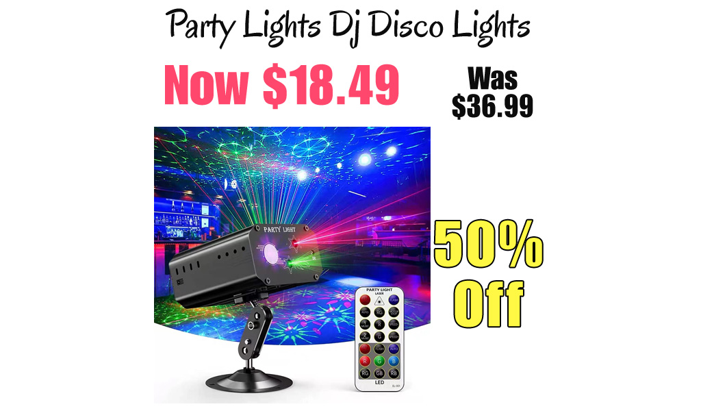 Party Lights Dj Disco Lights Only $18.49 Shipped on Amazon (Regularly $36.99)