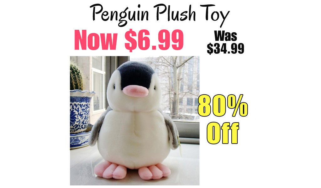 Penguin Plush Toy Only $6.99 Shipped on Amazon (Regularly $34.99)