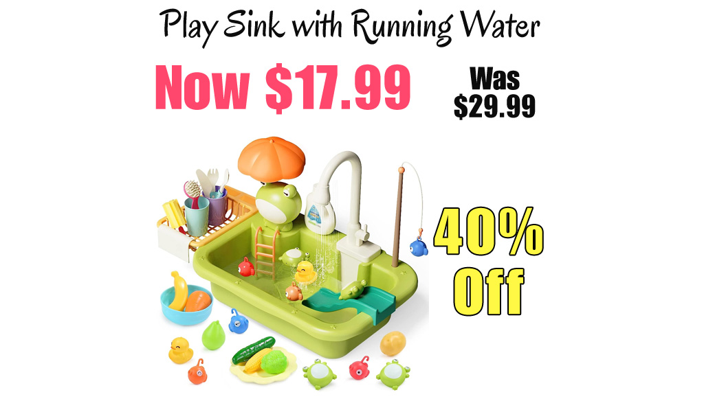 Play Sink with Running Water Only $17.99 Shipped on Amazon (Regularly $29.99)