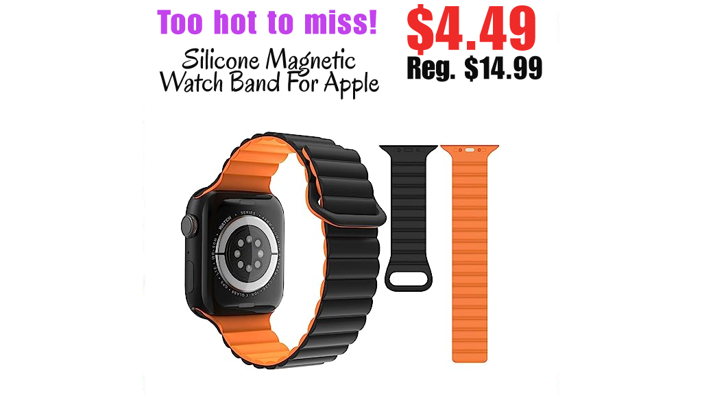 Silicone Magnetic Watch Band For Apple Only $4.49 Shipped on Amazon (Regularly $14.99)