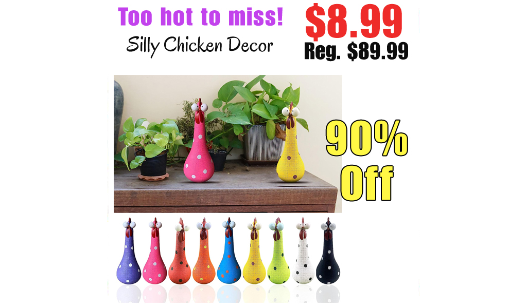 Silly Chicken Decor Only $8.99 Shipped on Amazon (Regularly $89.99)