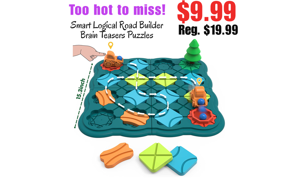 Smart Logical Road Builder Brain Teasers Puzzles Only $9.99 Shipped on Amazon (Regularly $19.99)