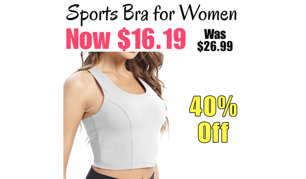 Sports Bra for Women Only $16.19 Shipped on Amazon (Regularly $26.99)