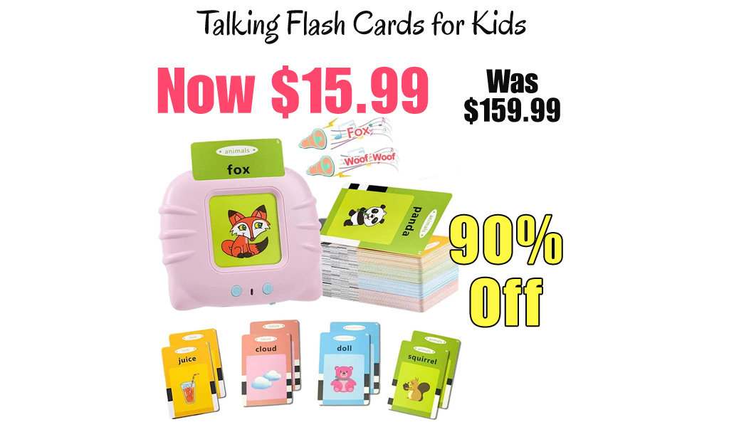 Talking Flash Cards for Kids Only $15.99 Shipped on Amazon (Regularly $159.99)