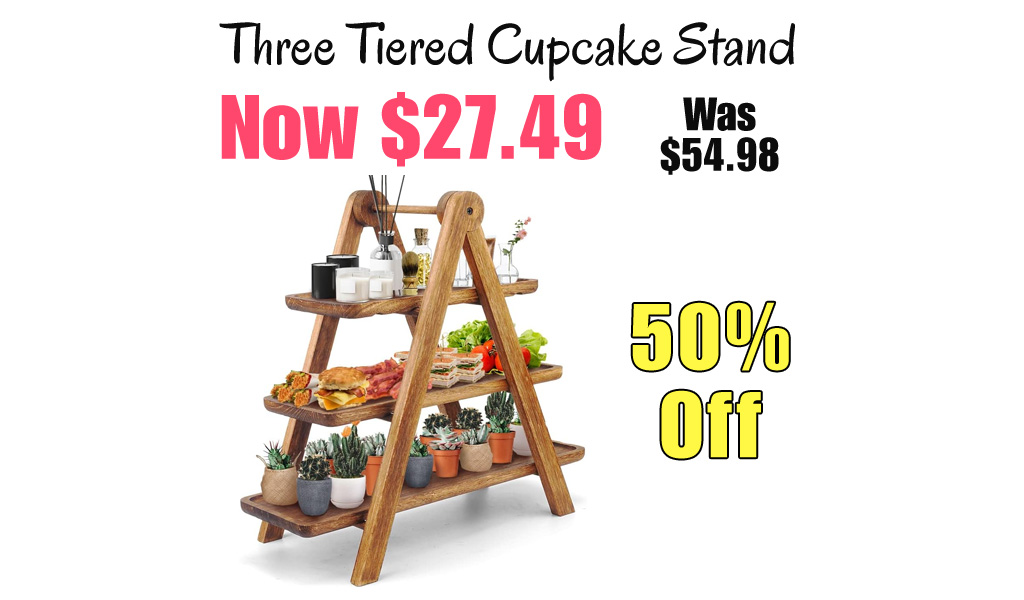 Three Tiered Cupcake Stand Only $27.49 Shipped on Amazon (Regularly $54.98)
