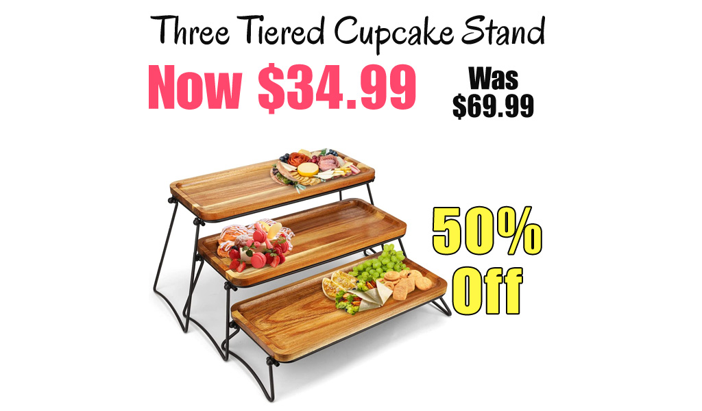 Three Tiered Cupcake Stand Only $34.99 Shipped on Amazon (Regularly $69.99)