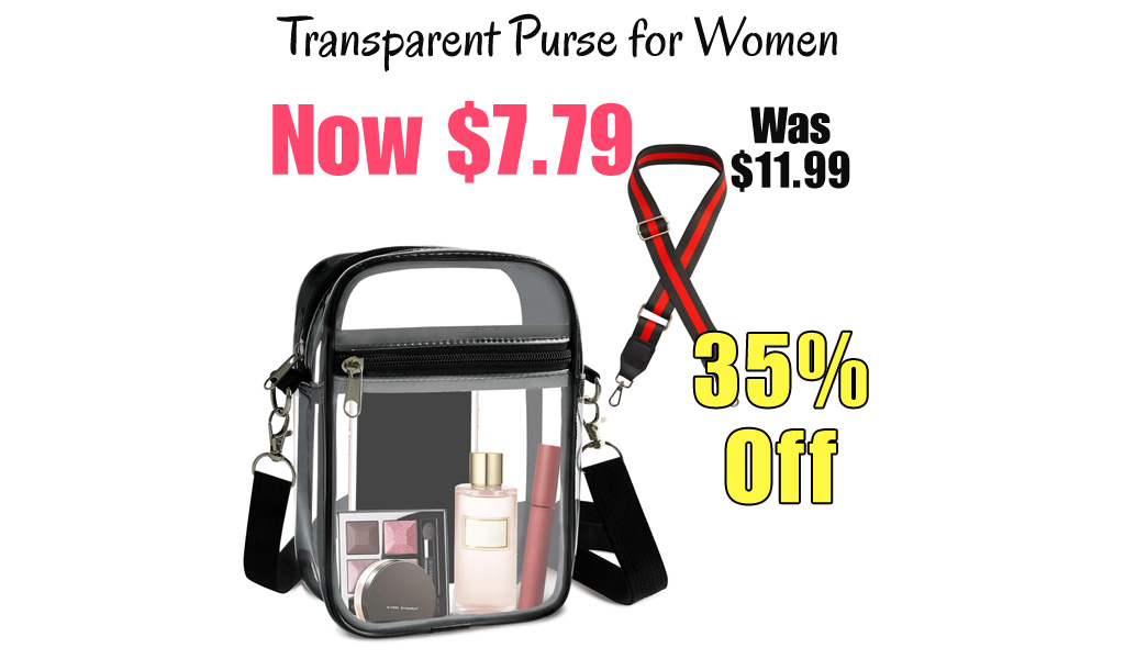 Transparent Purse for Women Only $7.79 Shipped on Amazon (Regularly $11.99)