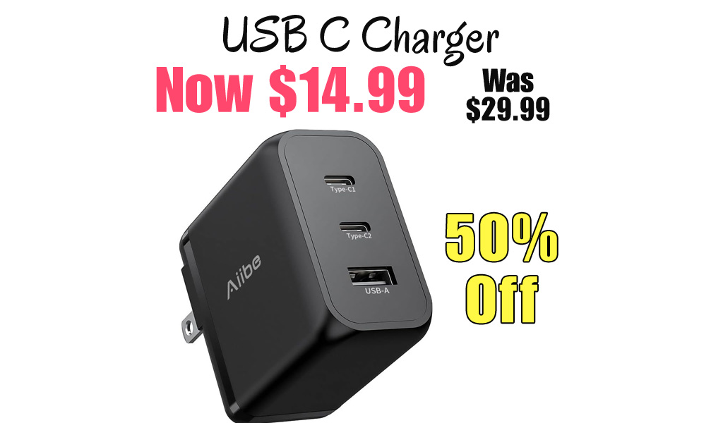 USB C Charger Only $14.99 Shipped on Amazon (Regularly $29.99)