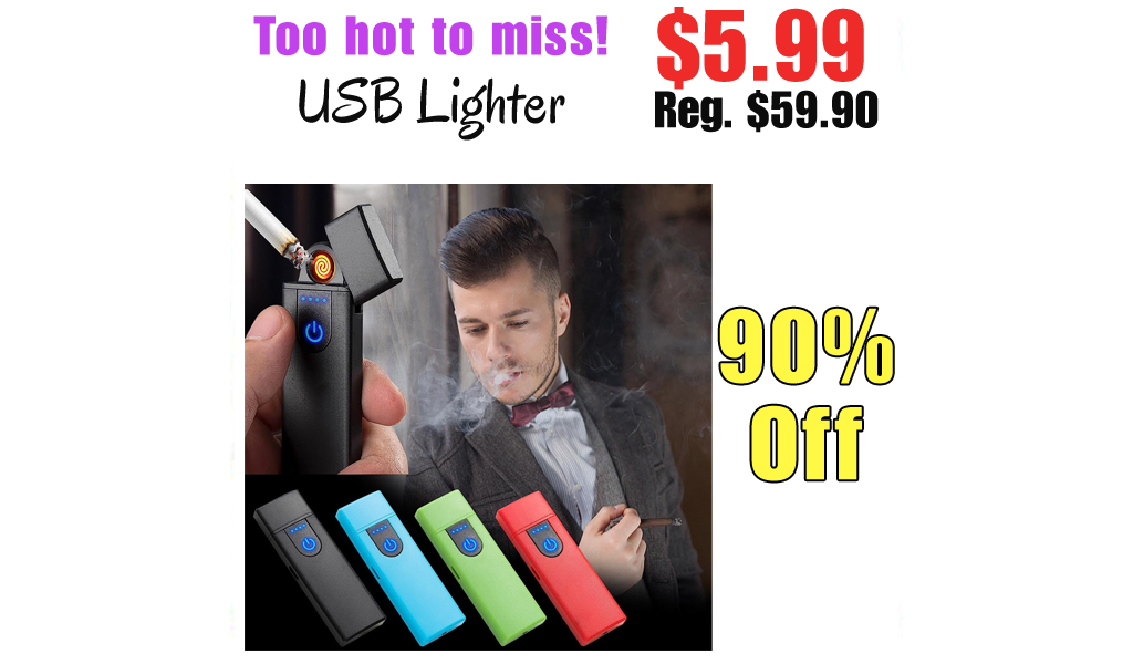 USB Lighter Only $5.99 Shipped on Amazon (Regularly $59.90)