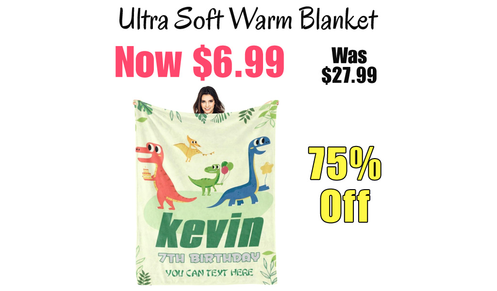 Ultra Soft Warm Blanket Only $6.99 Shipped on Amazon (Regularly $27.99)