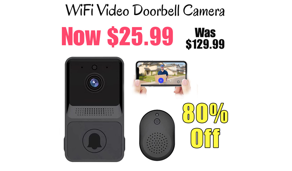 WiFi Video Doorbell Camera Only $25.99 Shipped on Amazon (Regularly $129.99)