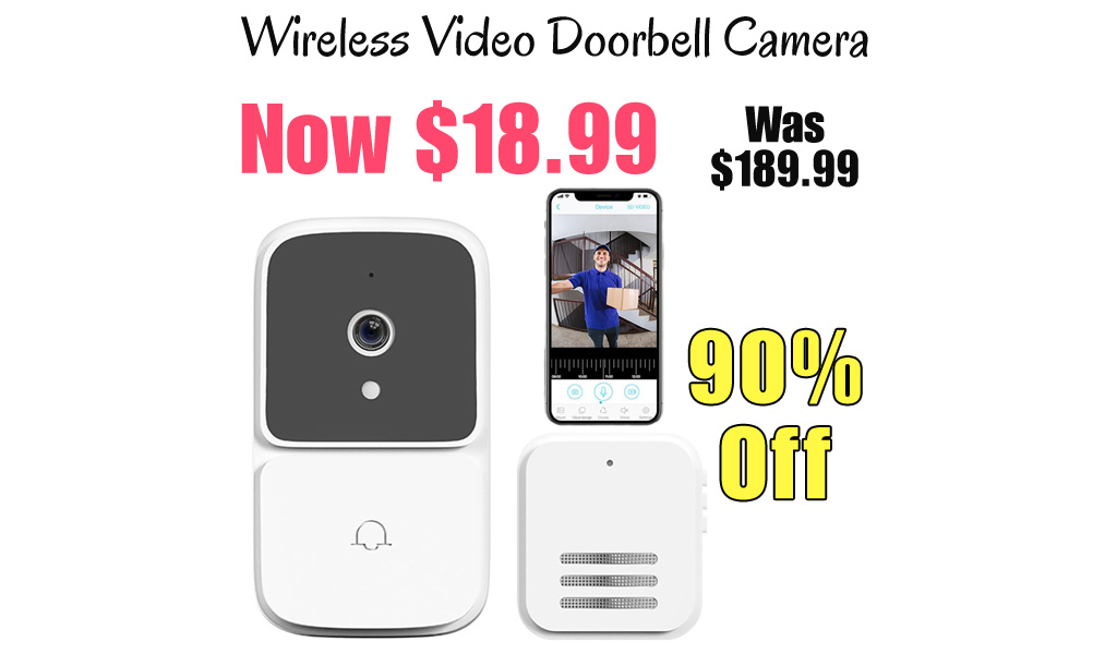 Wireless Video Doorbell Camera Only $18.99 Shipped on Amazon (Regularly $189.99)