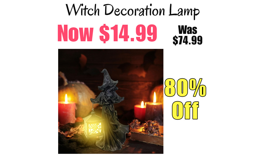 Witch Decoration Lamp Only $14.99 Shipped on Amazon (Regularly $74.99)